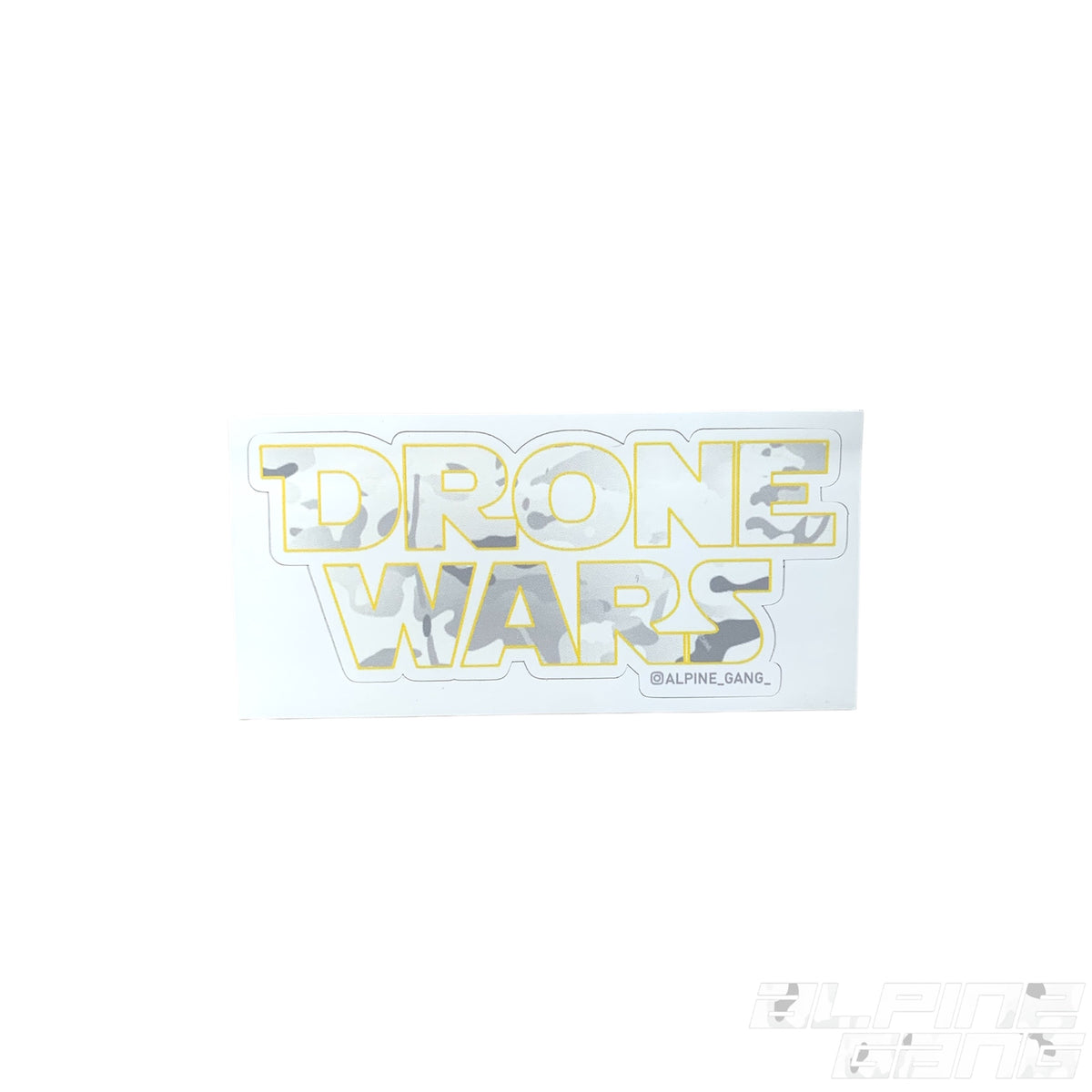 Drone Wars Alpine Sticker X Alpine Gang
